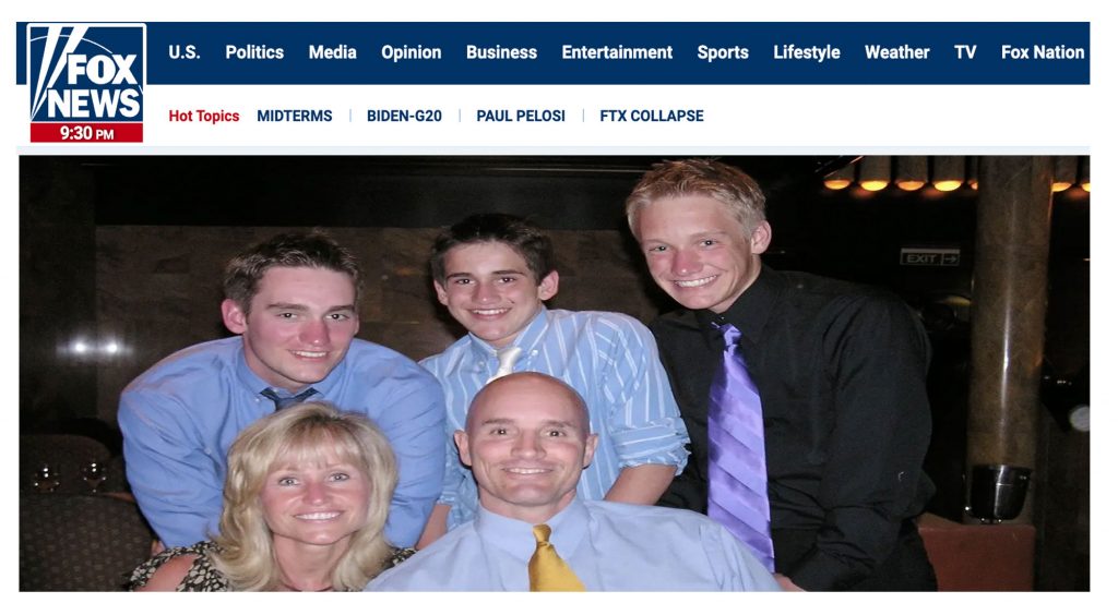 Website thumbnail Fox News Dave and Ann Wilson and their sons